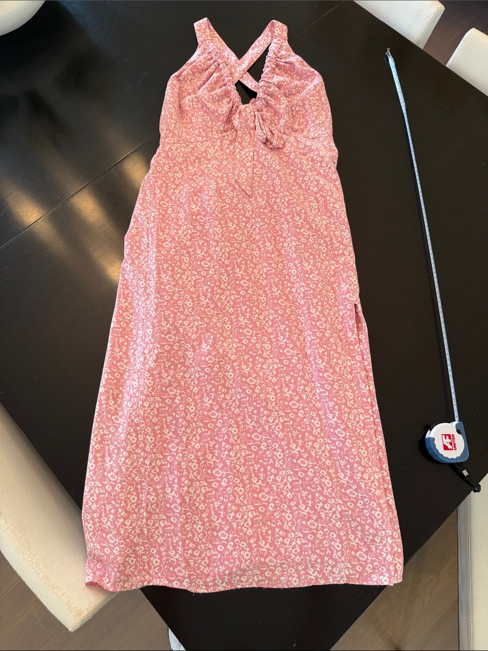 Abercrombie & Fitch Pink Floral Crisscross Sundress